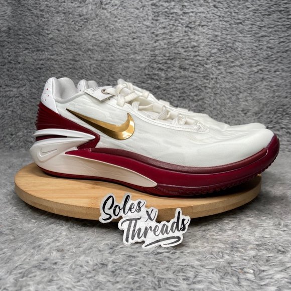 Nike Zoom G.T. Cut 2 'Sisterhood' Size 10.5 Women White Gold Red Basketball - Picture 2 of 8